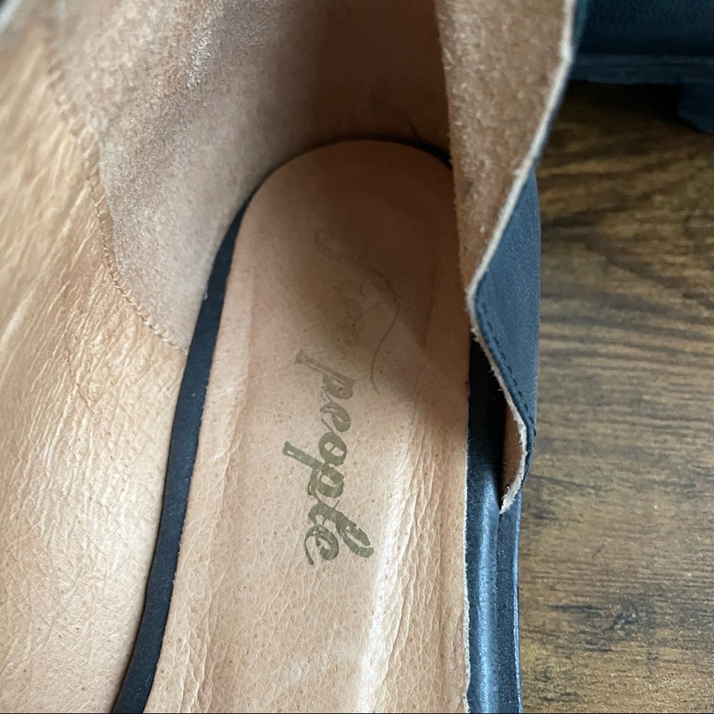 Free People Royale Pointed Toe Flat in Black - Picture 8 of 11